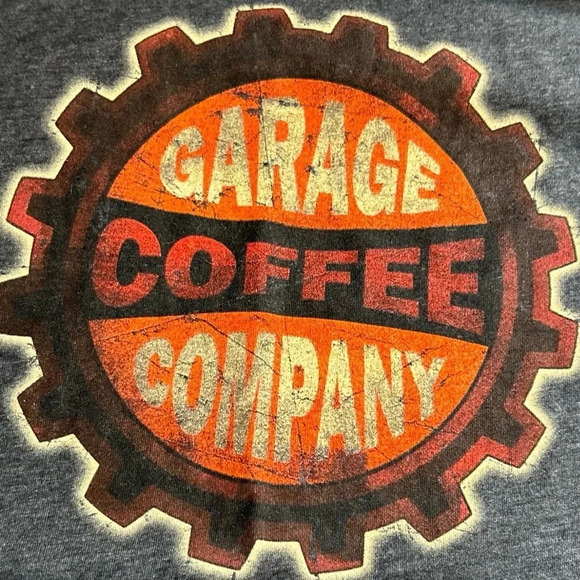 Garage Coffee Company Nashville T-Shirt Vintage Automotive Inspired Grey XXL - Picture 11 of 11